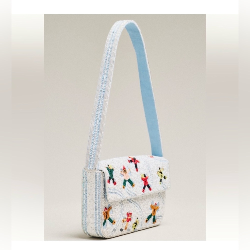 Anthropologie The Fiona Beaded Bag - Winter Edition